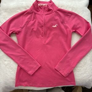 Pink Half-Zip Workout Jacket
